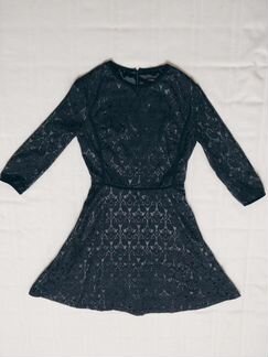 Платье чёрное А-силуэт Love Republic