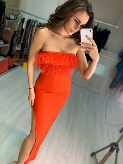 Шикарное бандажное платье lux