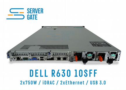Dell R630 10SFF 2 x E5-2640v3 128 GB
