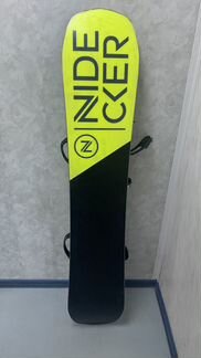 Сноуборд с креплениями