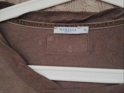 Трикотажное платье Marella с оборкой тонкого щёлка