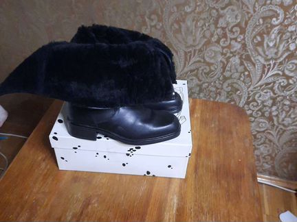 Сапоги для девочки 36 размер. зима. натуральная ко