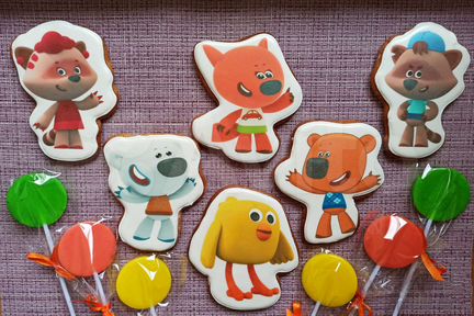 Имбирные пряники и печать на сахарной бумаге