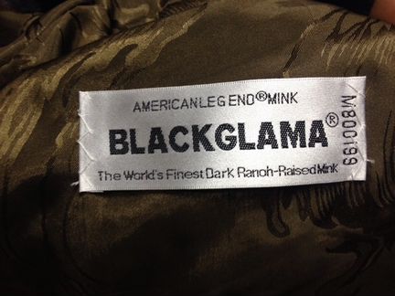 Шуба норковая Blackglama