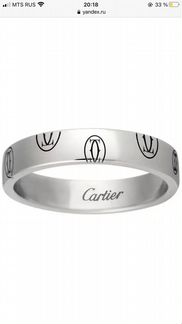 Cartier кольцо оригинал 53 размер