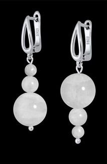 Асимметричные серьги ручной работы