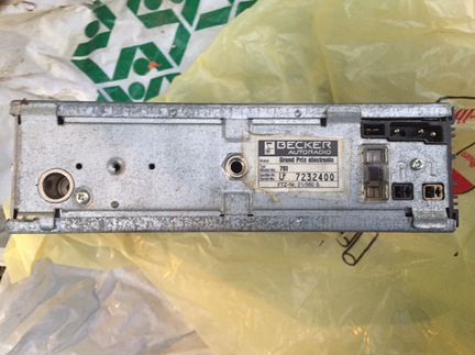 Магнитола Becker Grand Prix. Мерседес-Бенц. 1981 г