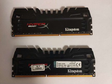 Kingston HyperX Beast 2x4GB (8гб) 1866мгц DDR3