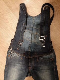 Джинсовый комбинезон для беременных 42