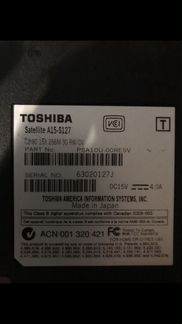 Toshiba ноутбук
