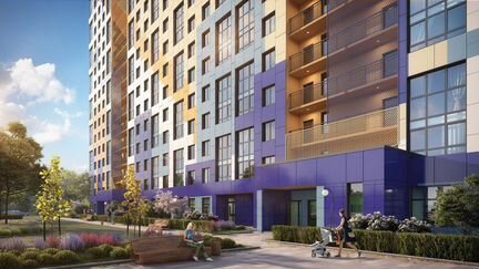 1-к квартира, 42 м², 15/25 эт.