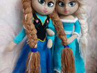 Вязаные куклы Эльза и Анна (холодное сердце)