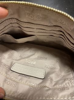 Оригинальный клатч Michael Kors молочного цвета