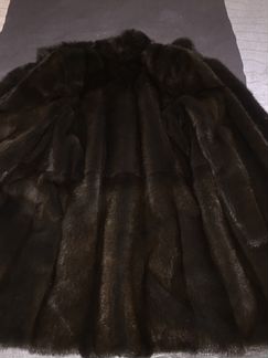 Шуба норковая Saga Mink, воротник стойка
