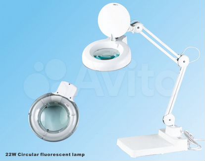 Продам лампу-лупу на струбцине с подсветкой