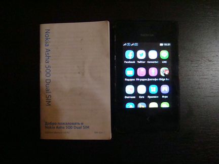Nokia Asha 500Dual Sim(2симки) в хорошем состоянии