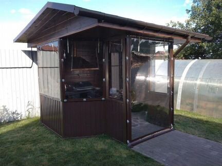 Мягкие прозрачные окна для террасы