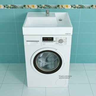 Раковина над стиральной машиной 60х60 см Юпитер